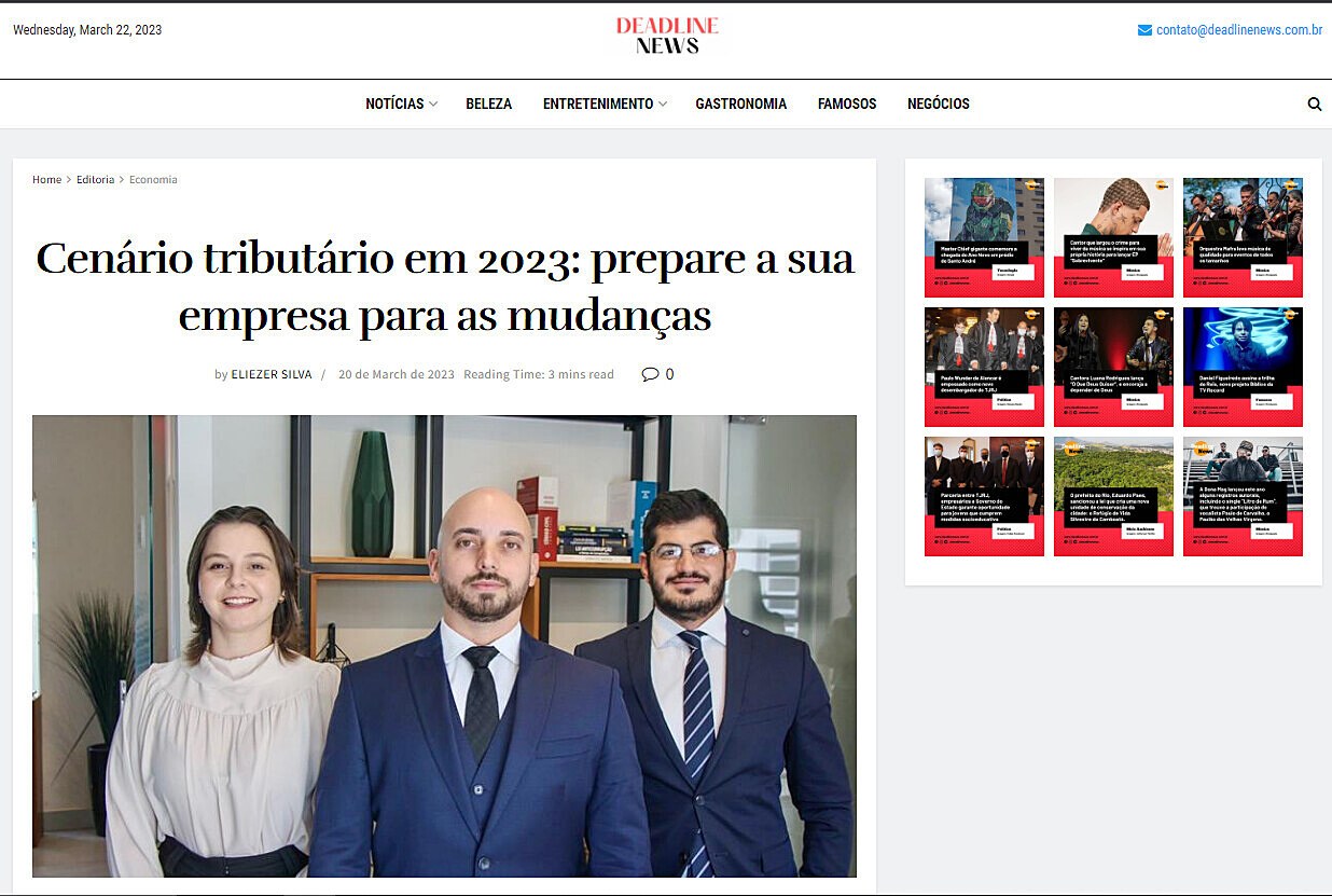 Cenrio tributrio em 2023: prepare a sua empresa para as mudanas